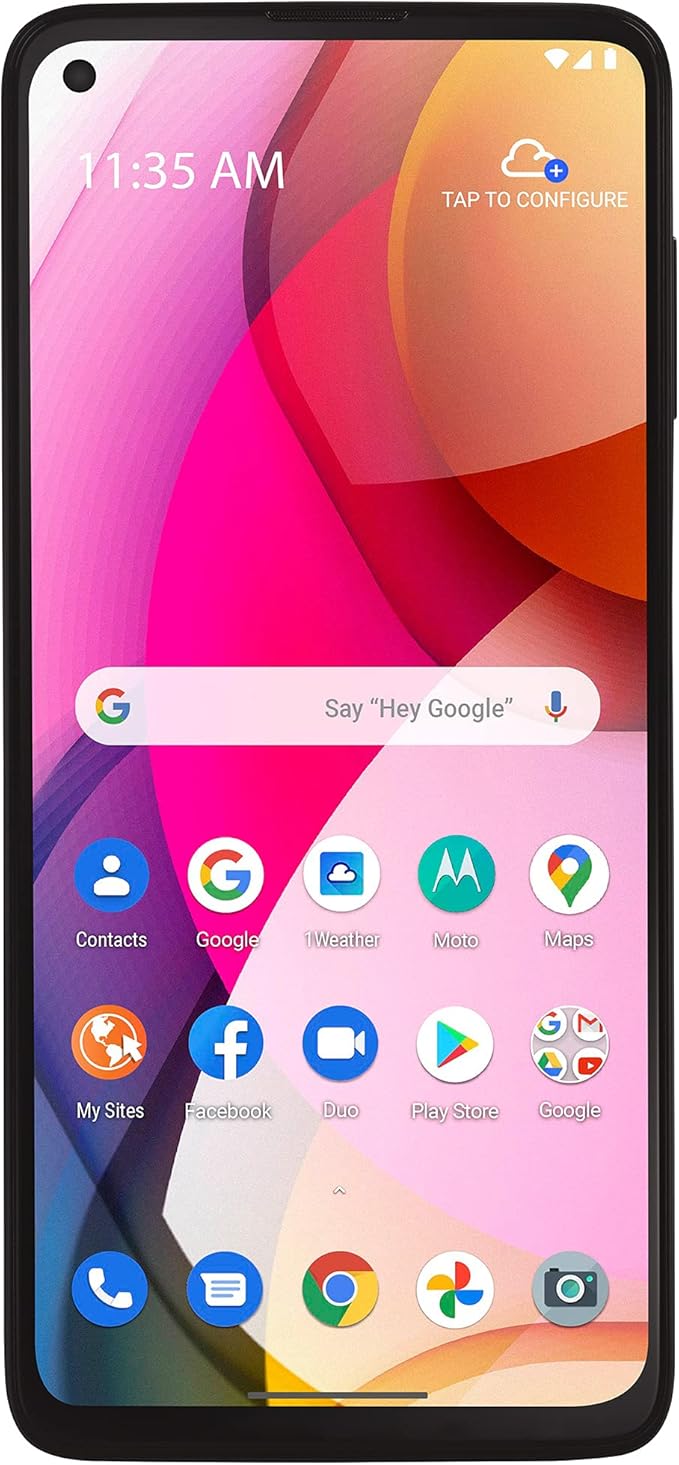 Tracfone Motorola moto g Stylus, 128GB, Blue - Prepaid Smartphone (Locked) - Image 1